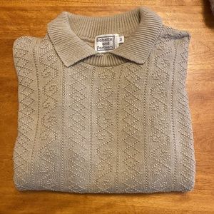 Vintage Collared Knit Sweater